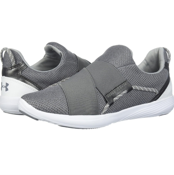 Under Armour Gray Precision Women's Sneakers Size 8 - Picture 1 of 11
